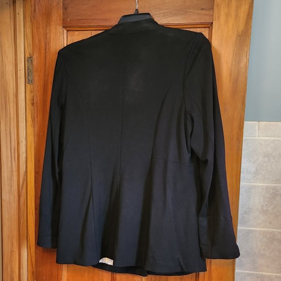Torrid Black Ponte Collarless Blazer size 1 - Picture 4 of 6